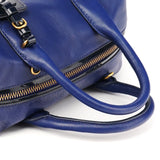 Blue Leather Classic Q 2-Way Bowling Bag