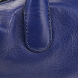 Blue Leather Classic Q 2-Way Bowling Bag