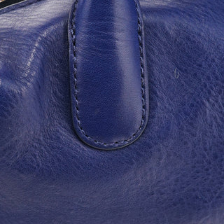 Blue Leather Classic Q 2-Way Bowling Bag