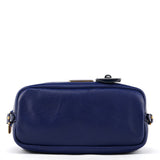 Blue Leather Classic Q 2-Way Bowling Bag