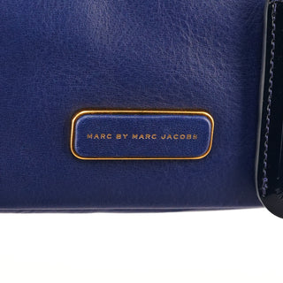 Blue Leather Classic Q 2-Way Bowling Bag