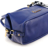 Blue Leather Classic Q 2-Way Bowling Bag