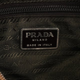 Khaki Green Tessuto Nylon Shoulder Bag