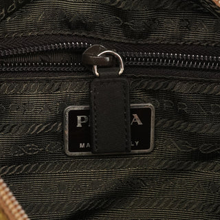 Khaki Green Tessuto Nylon Shoulder Bag