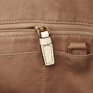 Beige Ivory Macadam Bittersweet Shoulder Bag