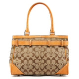 8K06 Beige Tan Signature Hamptons Tote Bag