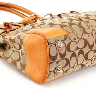 8K06 Beige Tan Signature Hamptons Tote Bag