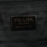 Black Vitello Leather Shoulder Bag