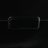 Black Vitello Leather Shoulder Bag