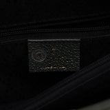 002 8260 Green Leather Diana Bamboo Tote Bag