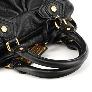 Black Leather Classic Q Baby Groovee 2-Way Bag