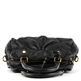Black Leather Classic Q Baby Groovee 2-Way Bag
