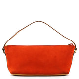039 1103 Orange Suede Boat Pochette