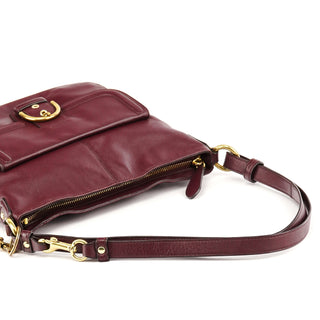 F24685 Burgundy Leather Soho 2-Way Shoulder Bag