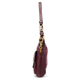 F24685 Burgundy Leather Soho 2-Way Shoulder Bag