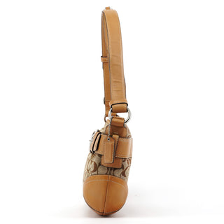 F07077 Beige Tan Signature Soho 2-Way Bag