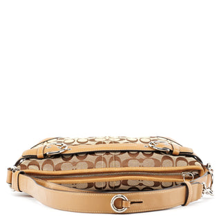 F07077 Beige Tan Signature Soho 2-Way Bag