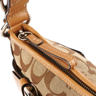 F07077 Beige Tan Signature Soho 2-Way Bag