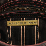 Dark Brown Leather Pocket Crossbody Bag