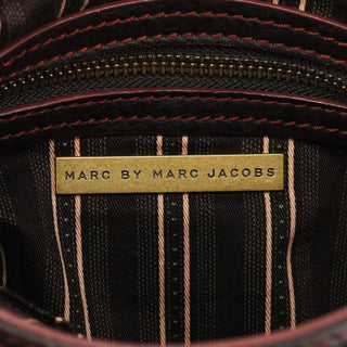 Dark Brown Leather Pocket Crossbody Bag
