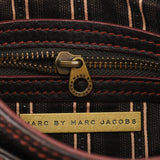 Dark Brown Leather Pocket Crossbody Bag