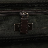 Fall 2000 Brown Beige Canvas Frame Shoulder Bag