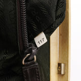 Fall 2000 Brown Beige Canvas Frame Shoulder Bag