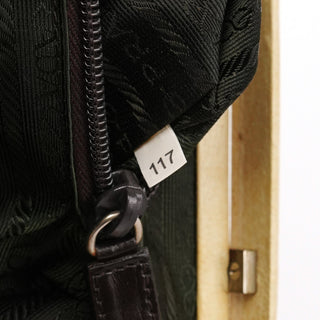 Fall 2000 Brown Beige Canvas Frame Shoulder Bag