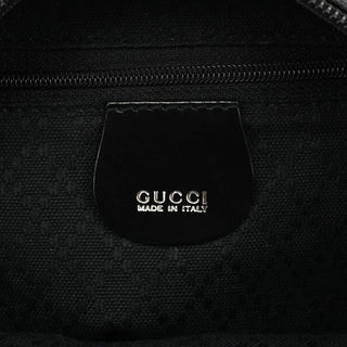 Black Nylon Bamboo Shoulder Bag