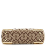 11062 Beige Gold Signature Hamptons Tote Bag