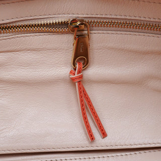 Orange Leather Madeleine Boston Bag