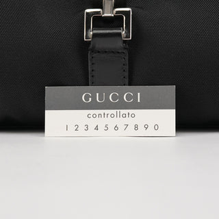 002 1067 Black Nylon Jackie Shoulder Bag