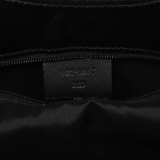 002 1067 Black Nylon Jackie Shoulder Bag
