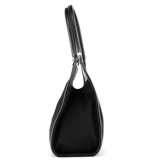002 1067 Black Nylon Jackie Shoulder Bag