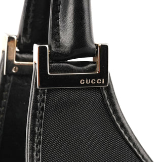002 1067 Black Nylon Jackie Shoulder Bag
