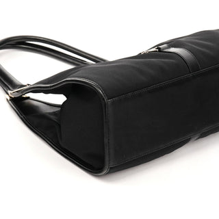 002 1067 Black Nylon Jackie Shoulder Bag