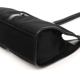 002 1067 Black Nylon Jackie Shoulder Bag