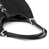 002 1067 Black Nylon Jackie Shoulder Bag