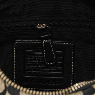 6824 Grey Black Signature Soho Shoulder Bag