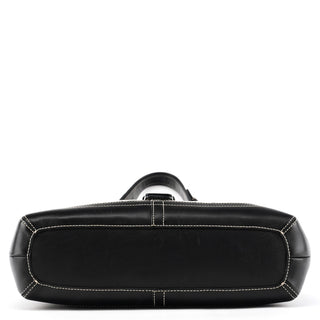 6824 Grey Black Signature Soho Shoulder Bag