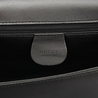 001 2058 Anthracite Leather Frame Shoulder Bag