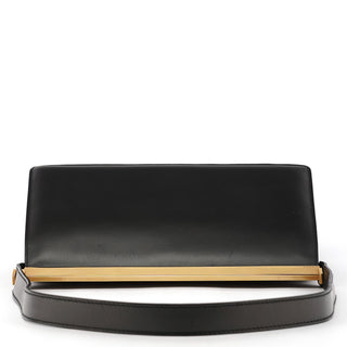 001 2058 Anthracite Leather Frame Shoulder Bag
