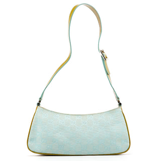 001 4152 Light Blue Yellow GG Shoulder Bag