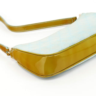 001 4152 Light Blue Yellow GG Shoulder Bag