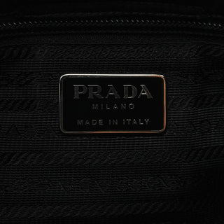 B8362 Black Tessuto Impuntu Plastic Chain Shoulder Bag
