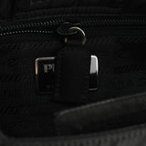 B8362 Black Tessuto Impuntu Plastic Chain Shoulder Bag