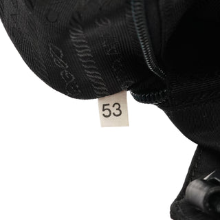 B8362 Black Tessuto Impuntu Plastic Chain Shoulder Bag