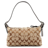 F06044 Beige Brown Signature Soft Demi Shoulder Bag