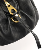 Black Leather Classic Q Baby Groovee 2-Way Bag