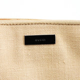 35808 Beige Linen Shoulder Bag